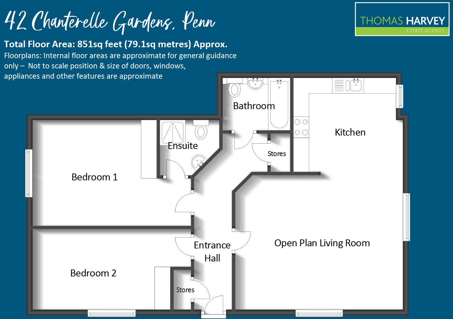 Chanterelle Gardens, Penn, Wolverhampton, WV4 floorplan