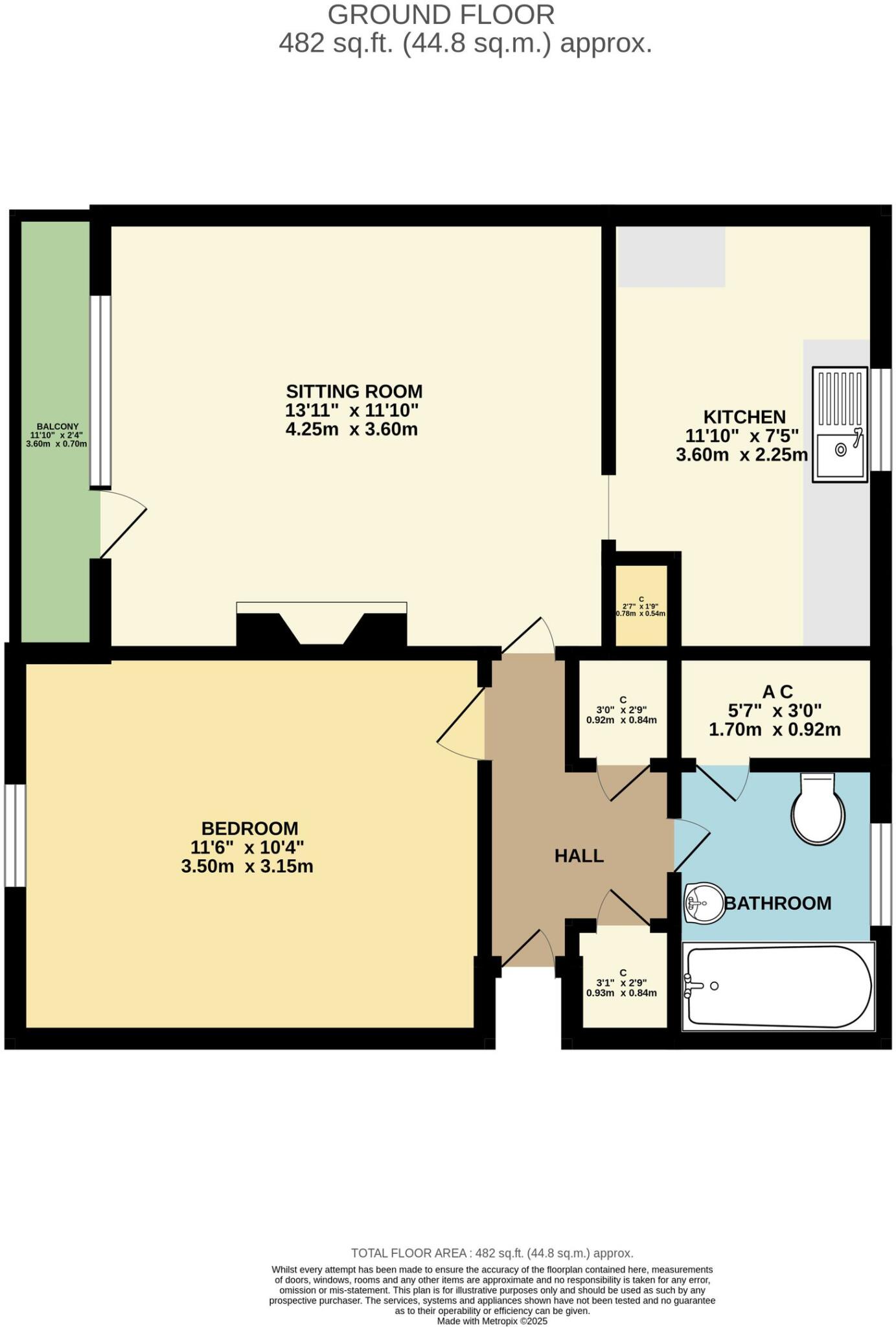 Tauntfield Close, Taunton, TA1 floorplan