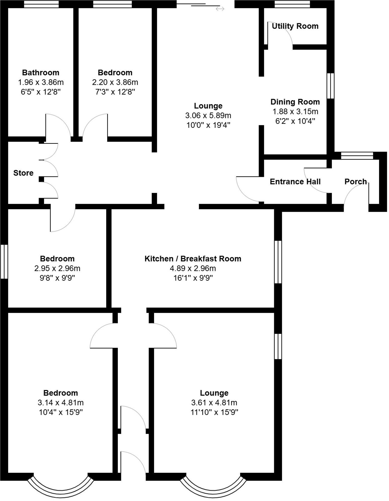 Moss Lane, Hesketh Bank, PR4 floorplan