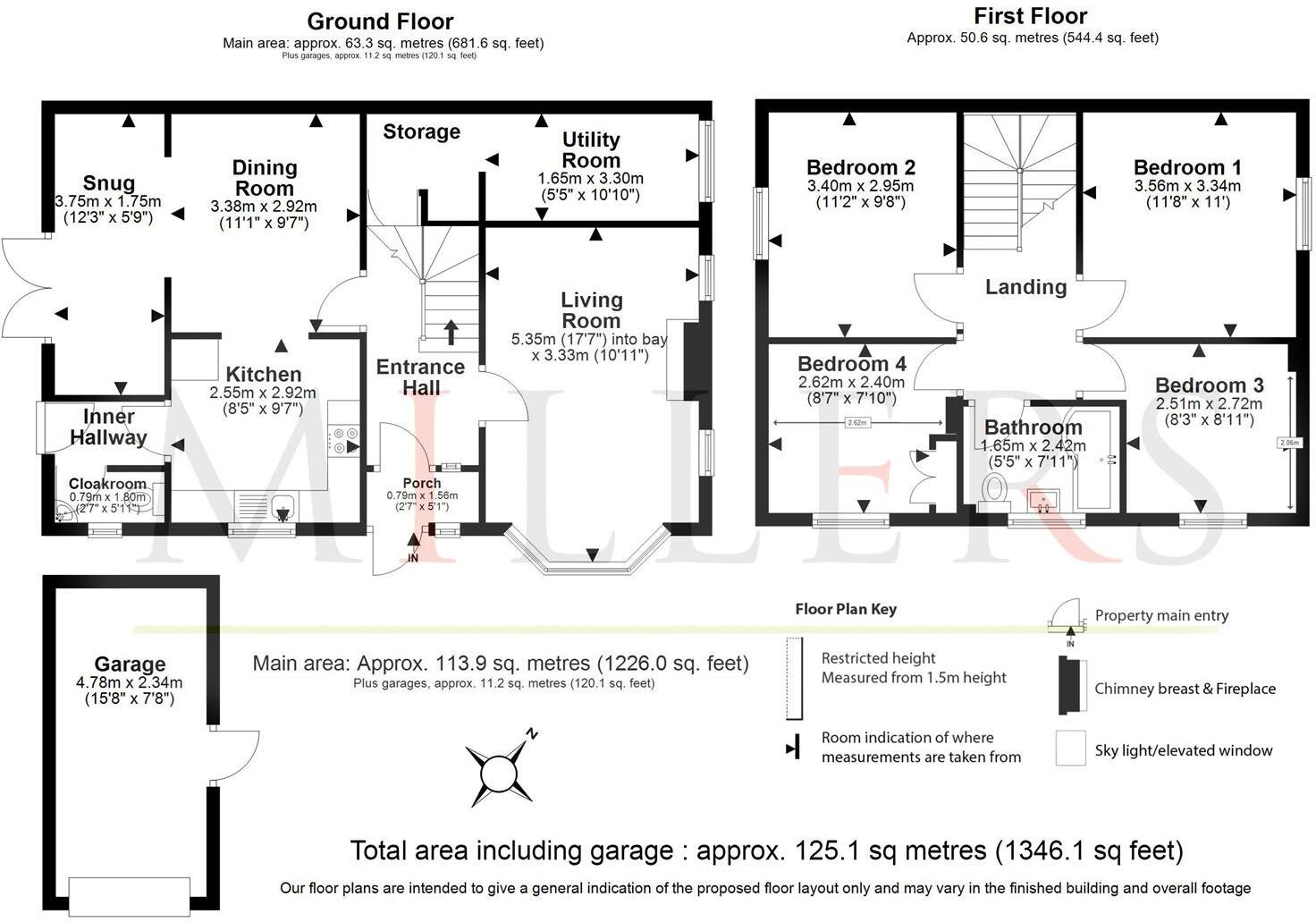 Upper Swaines, Epping floorplan