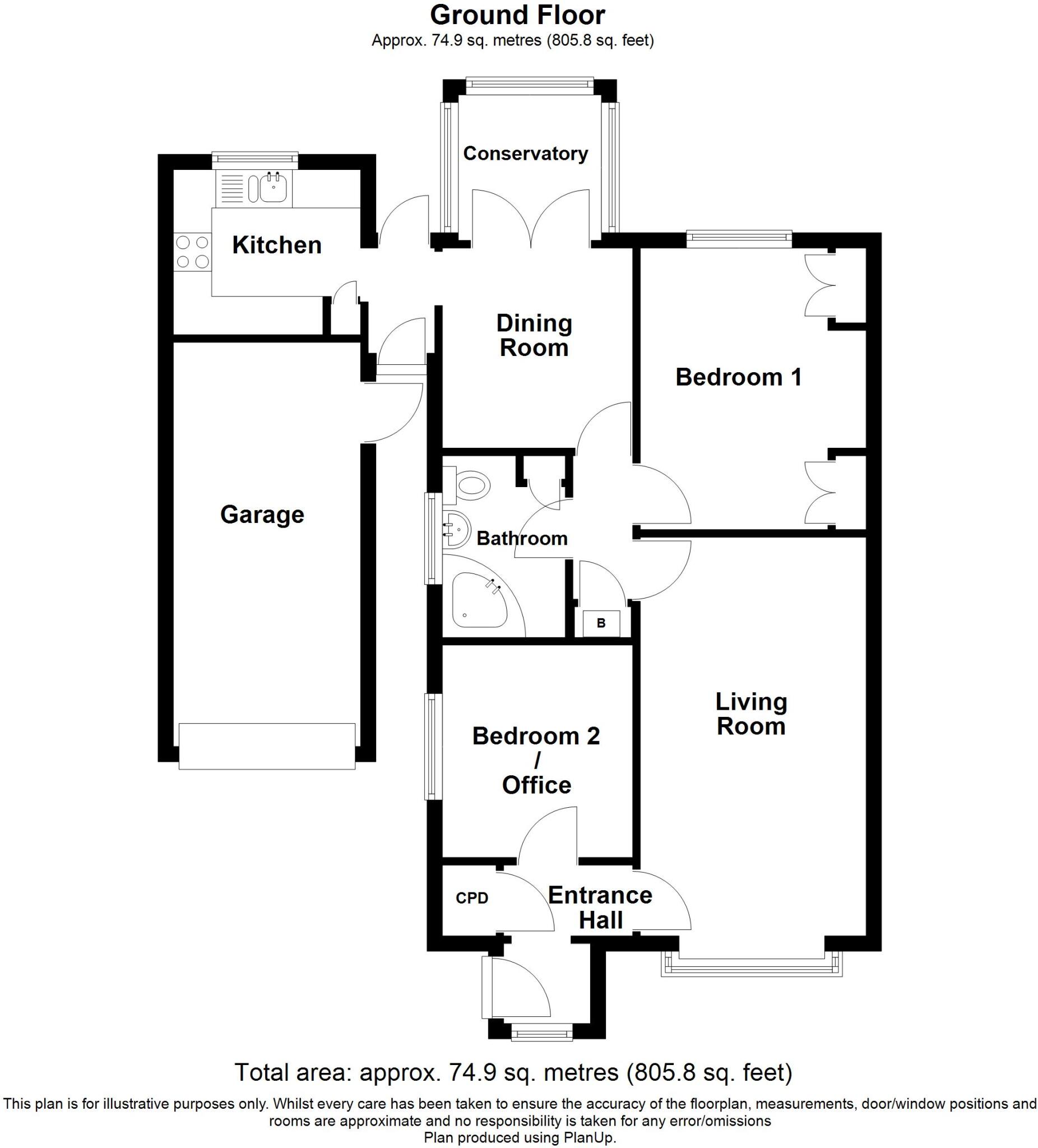 Cheshire Close, Yate floorplan