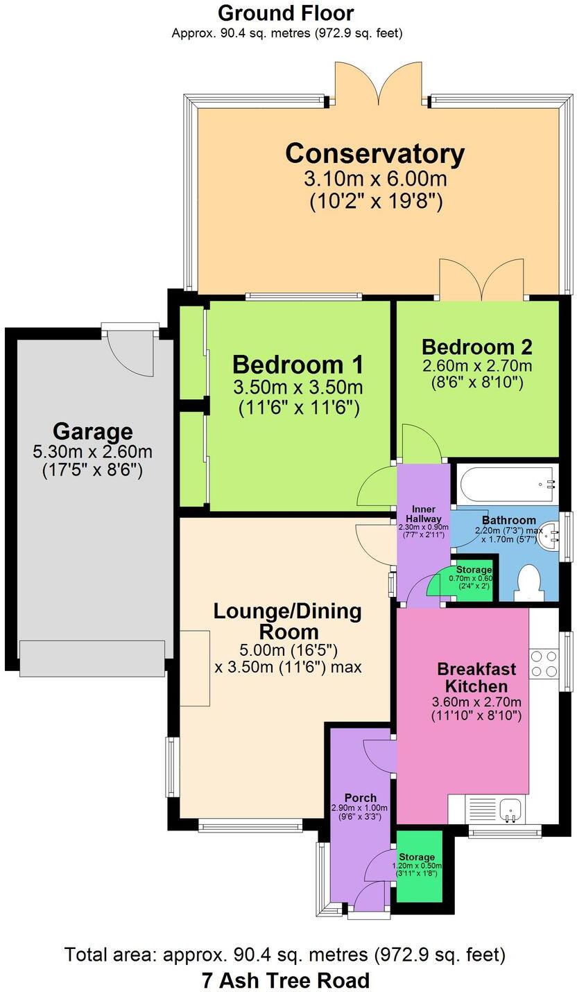 Ash Tree Road, Clowne, S43 floorplan