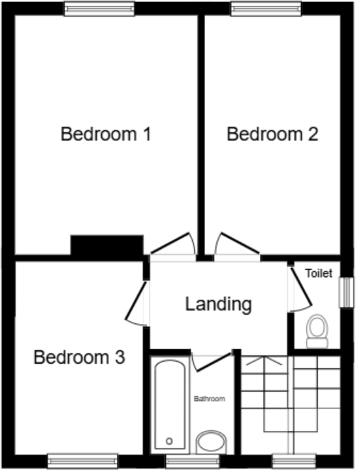 Hillyfield Road, Exeter, EX1 3NA floorplan