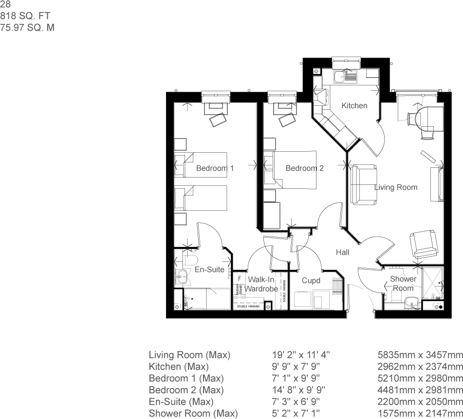 38-44 London Road, Purbrook, Hampshire, PO7 5GL floorplan
