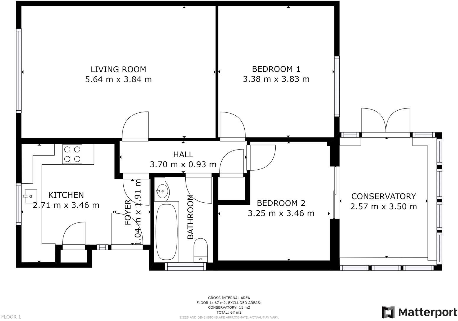 Woodlands Rise, Brandon, Suffolk, IP27 floorplan
