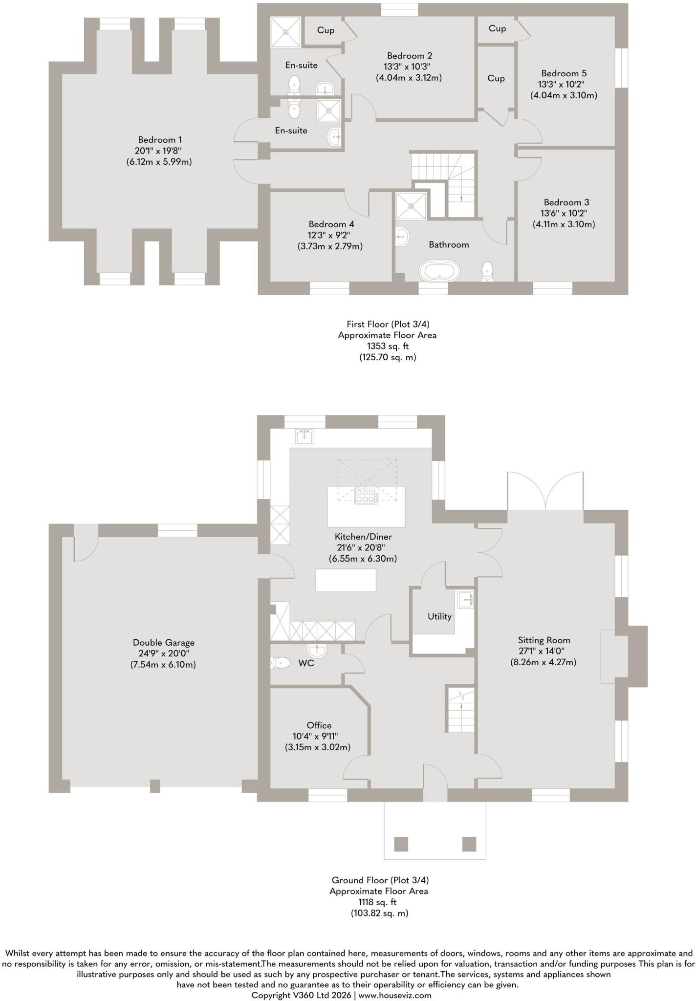 New High Specification Homes, Framingham Earl floorplan