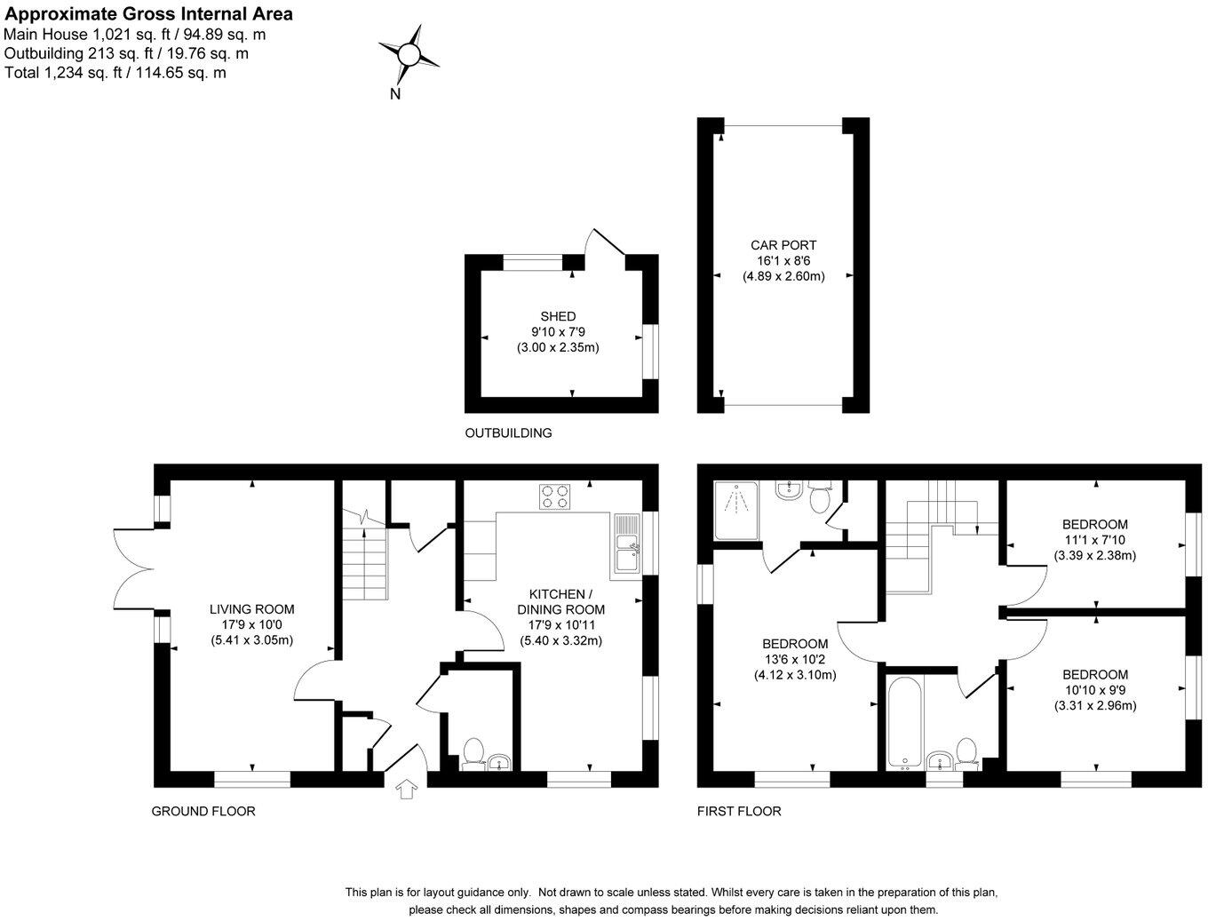 Willow Crescent, East Horsley, Leatherhead, Surrey, KT24 6FW floorplan