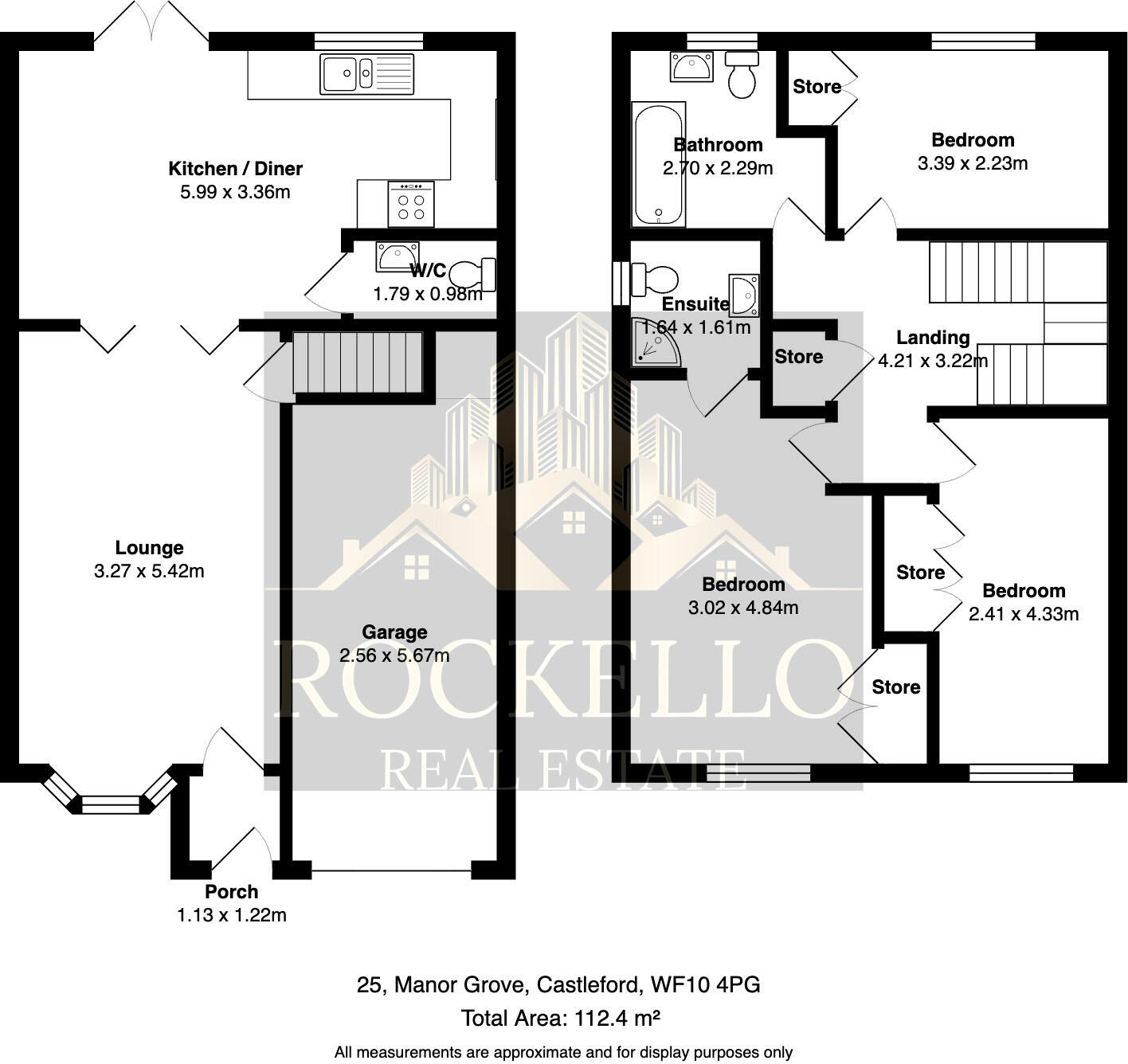 Manor Grove, Castleford, Wakefield floorplan
