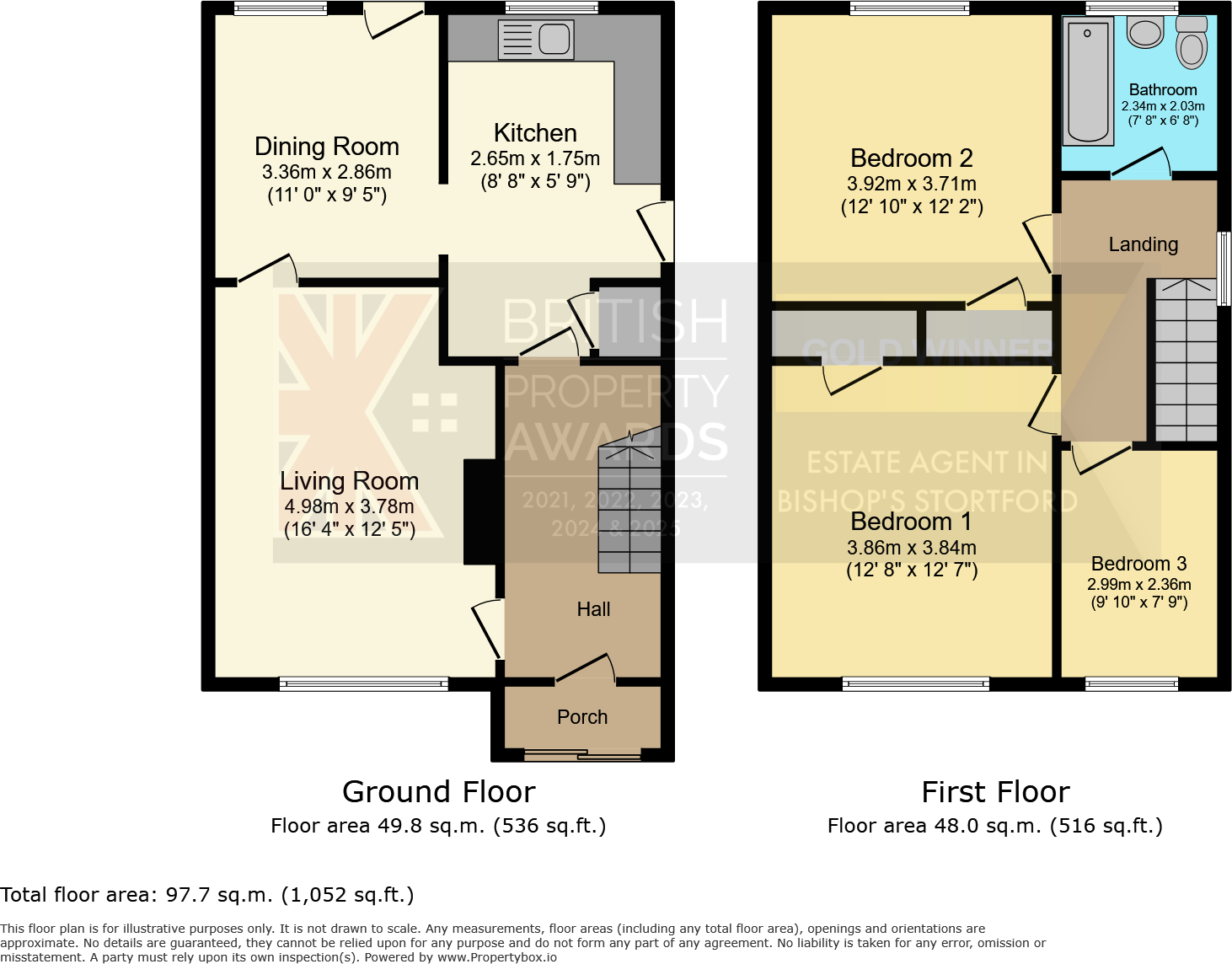 Rye Street, Bishop's Stortford, Hertfordshire, CM23 floorplan