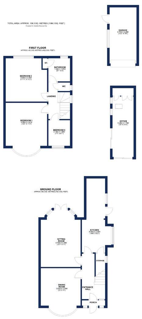 Gerrard Avenue, Timperley floorplan