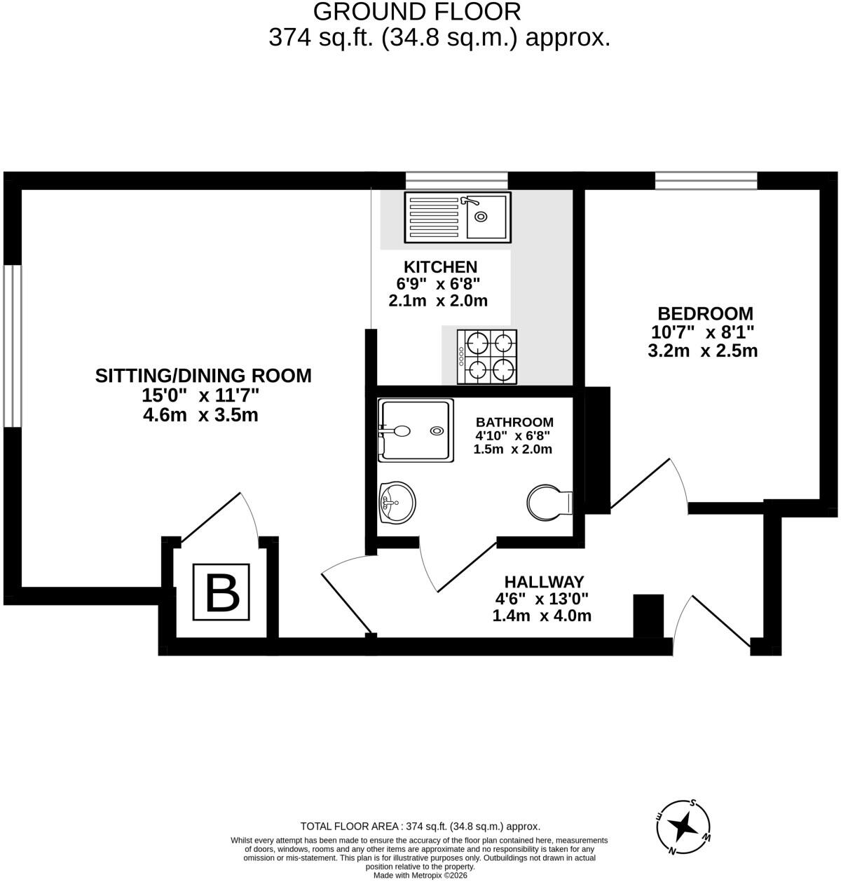 Station Road, Sawbridgeworth, Hertfordshire, CM21 floorplan