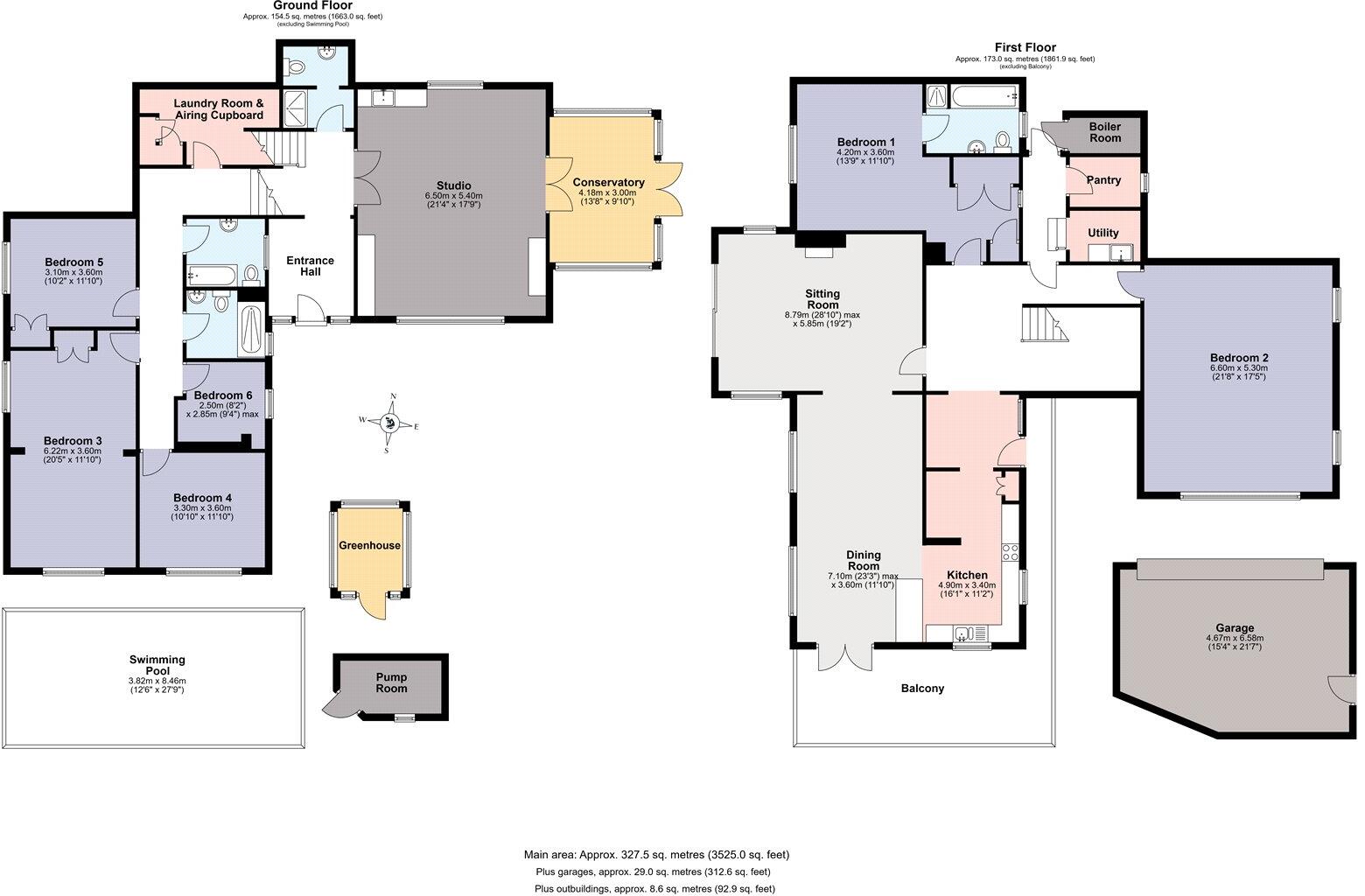 Cinders Lane, Stoke Fleming, Dartmouth, Devon, TQ6 floorplan
