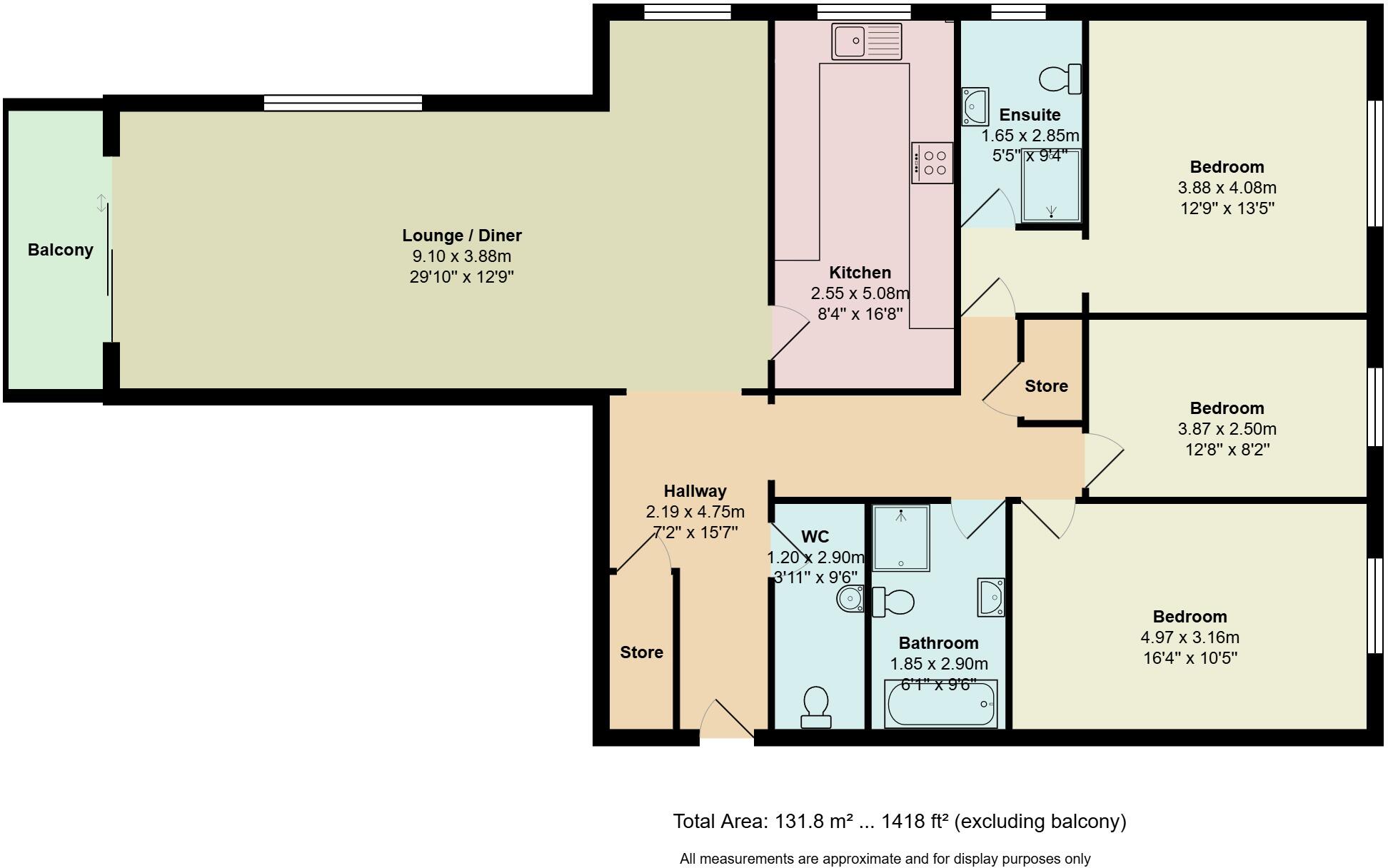 Avalon, Poole, Dorset, BH14 floorplan