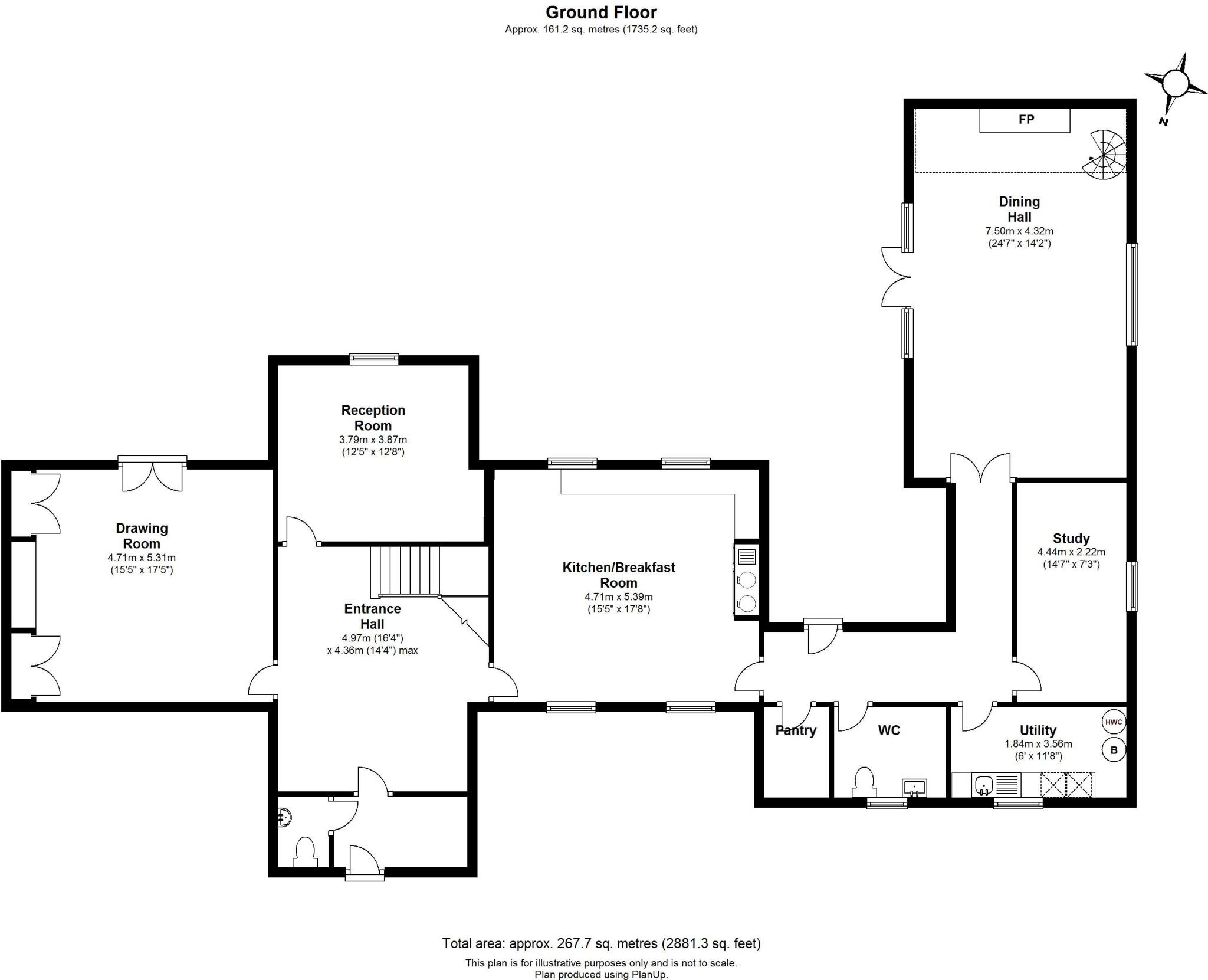 The Street, Shipton Moyne floorplan