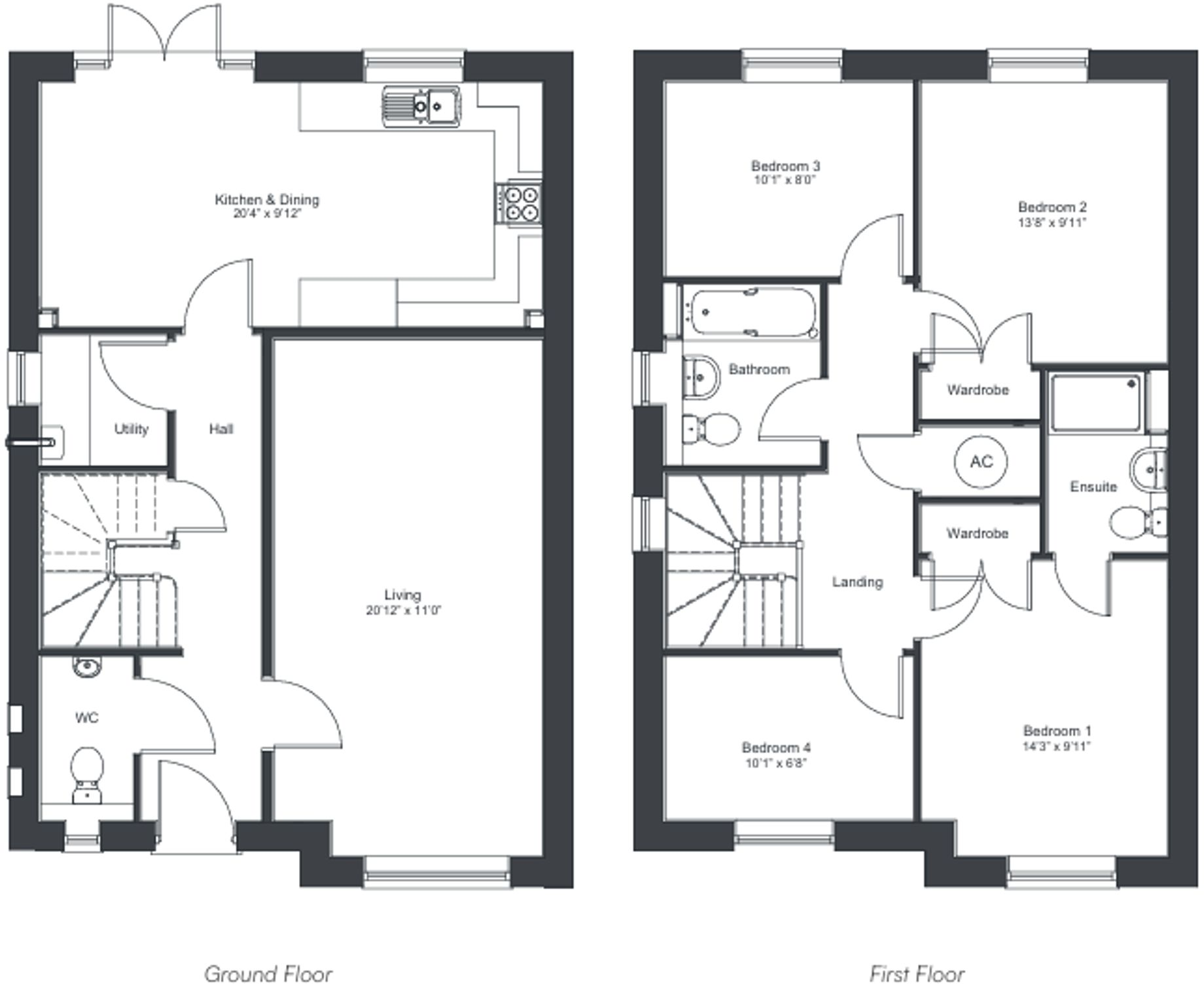 The Stratford, Castle Meadows, ST21 floorplan