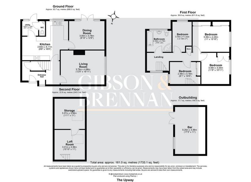 The Upway, Basildon, Essex, SS14 floorplan