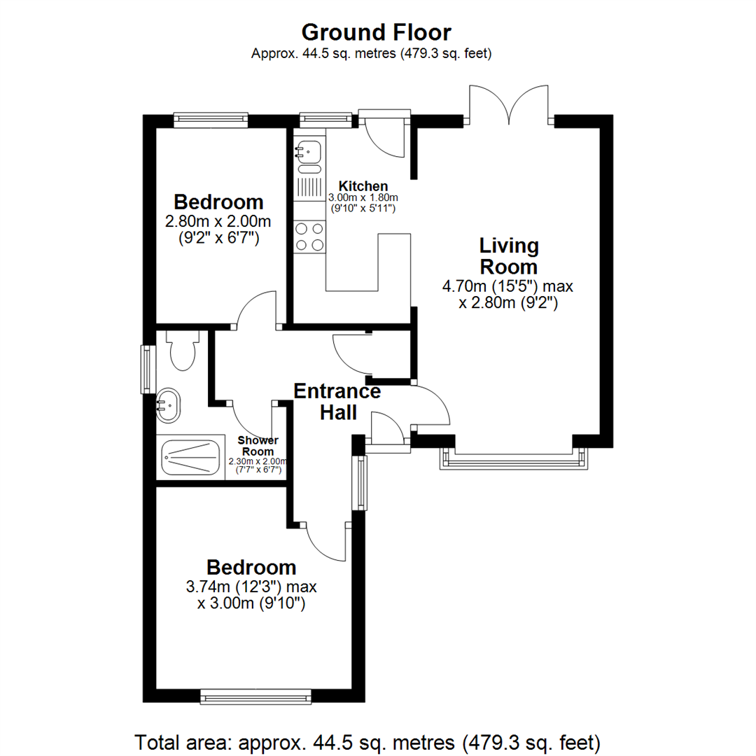 Moorbrooke, Hartshill, Nuneaton floorplan