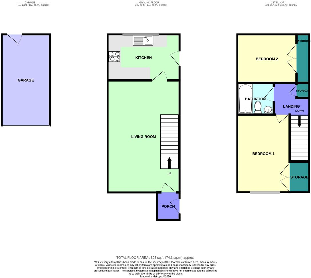 Church Close, Churchtown, Southport, Merseyside, PR9 7QE floorplan