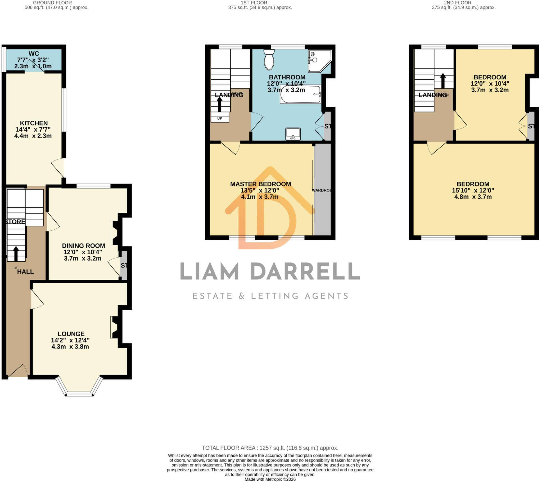 Norwood Street, Scarborough, North Yorkshire floorplan