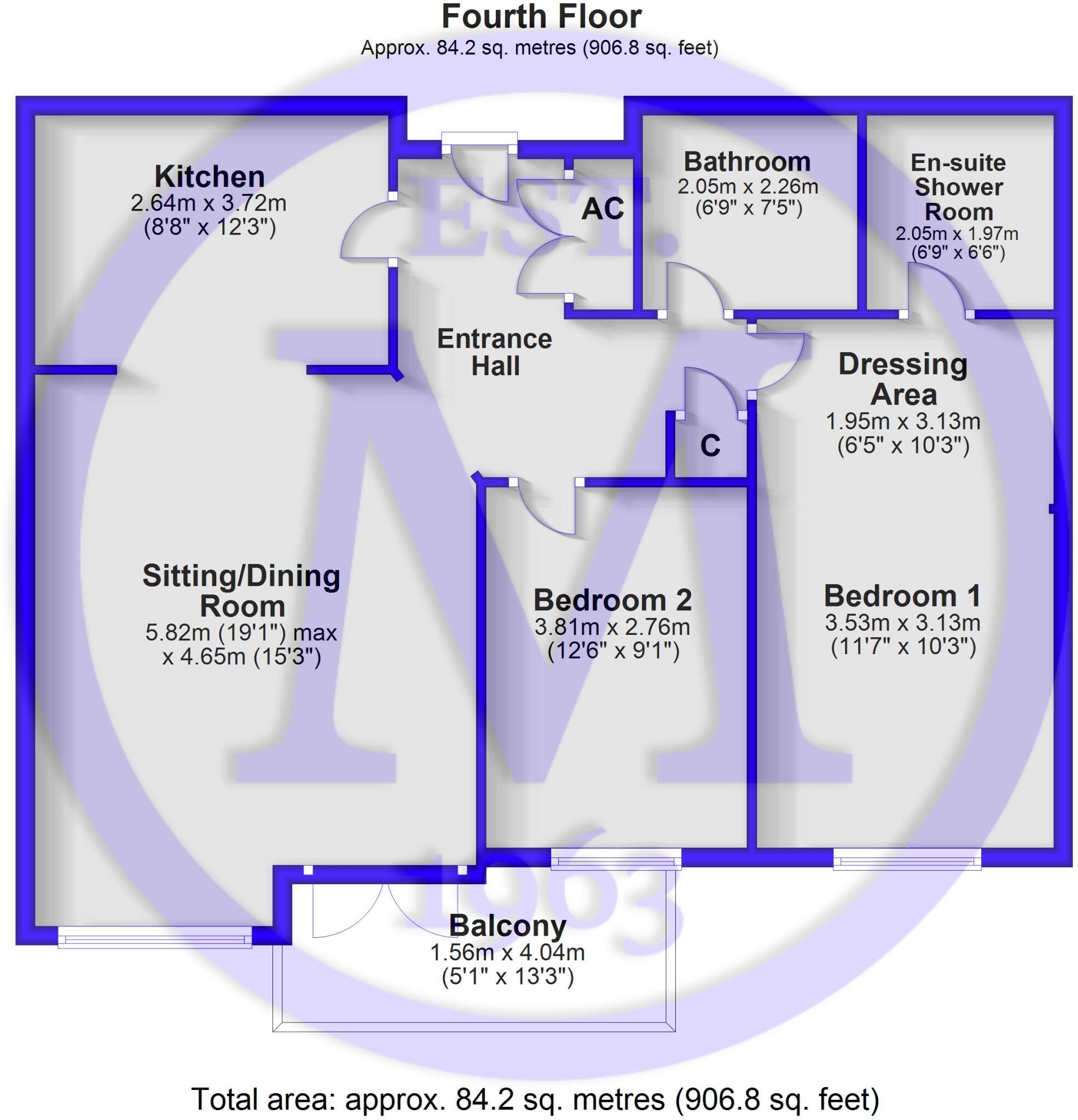 First Marine Avenue, Barton On Sea, New Milton, Hampshire, BH25 floorplan
