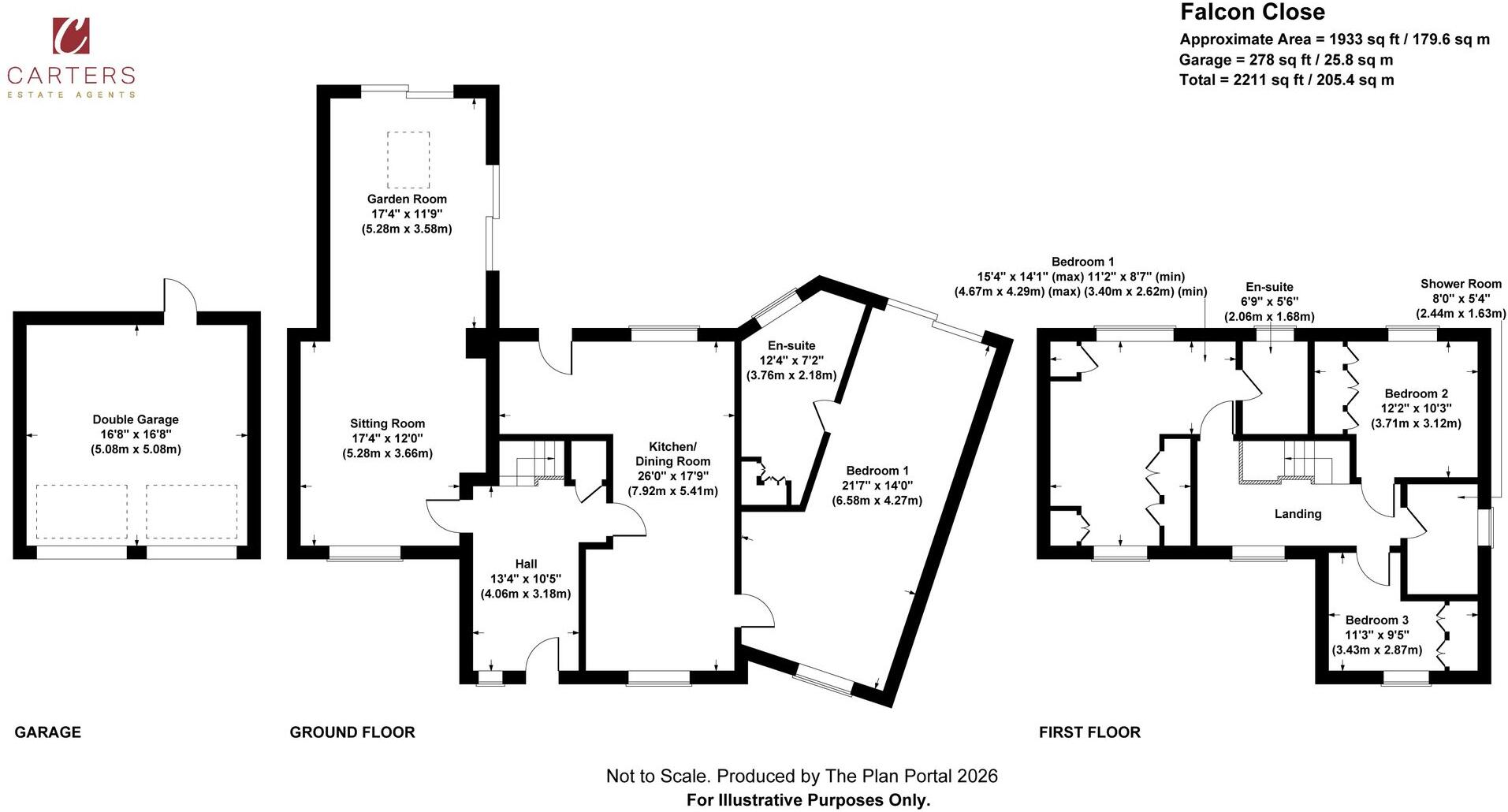 Falcon Close, Nuneaton, CV11 floorplan
