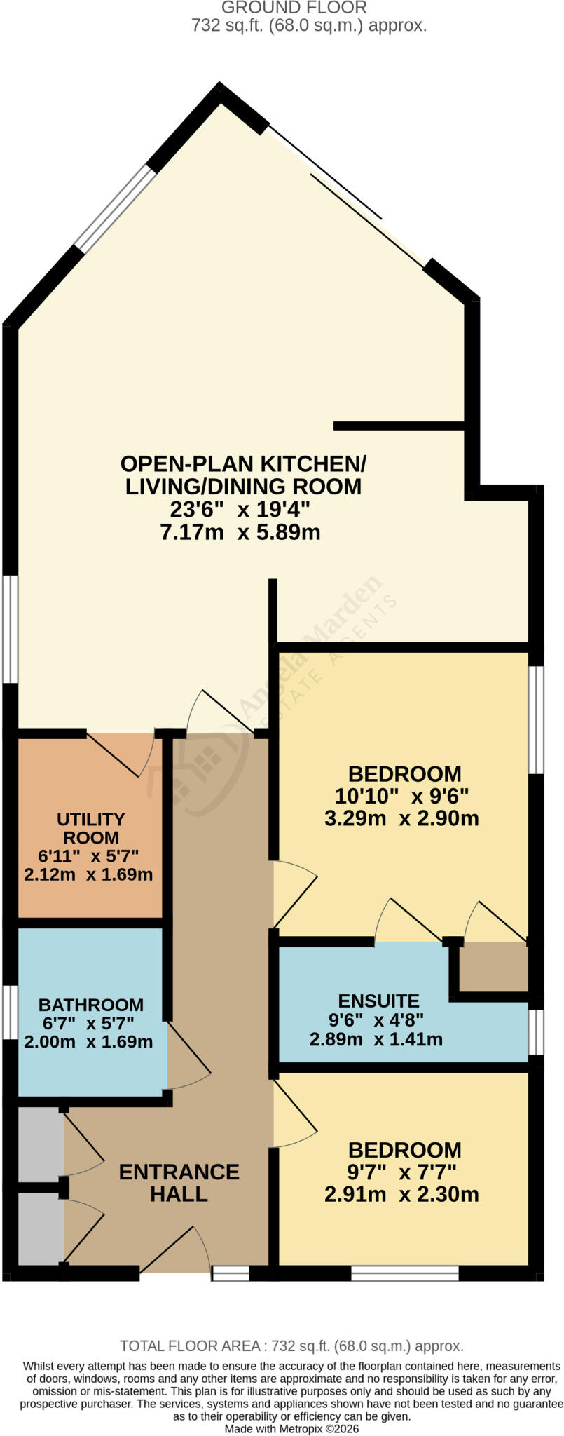 Hawks Road, Hailsham, East Sussex, BN27 floorplan