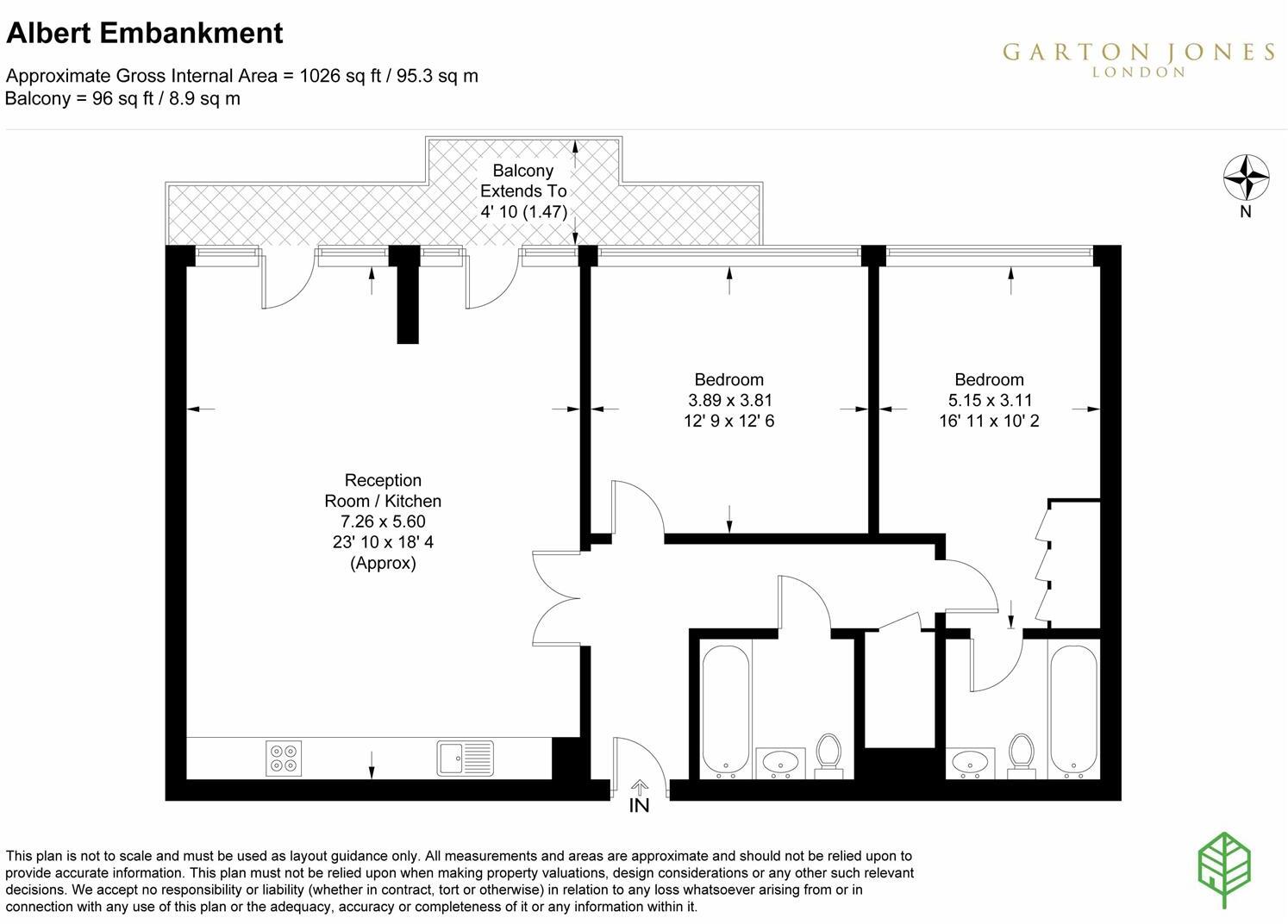9 Albert Embankment, Vauxhall, London, SE1 floorplan