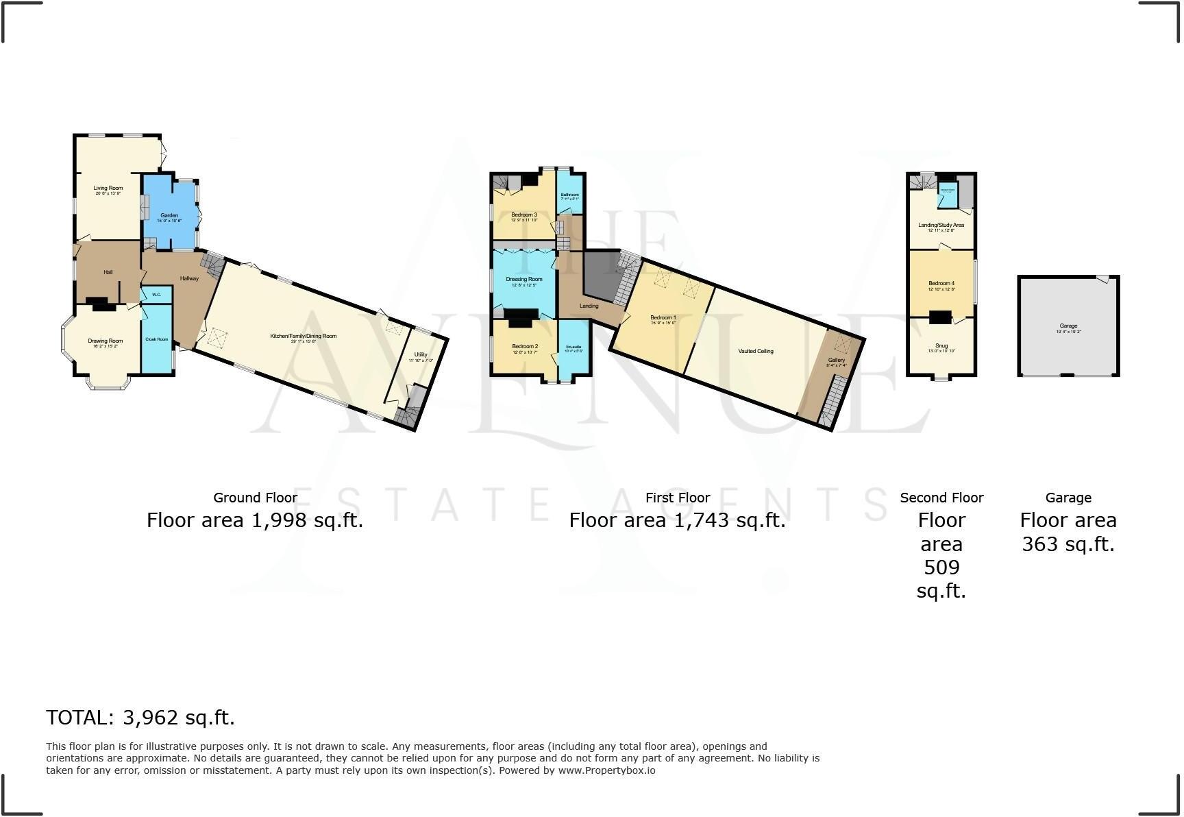 Mill End Lane, Alrewas. floorplan