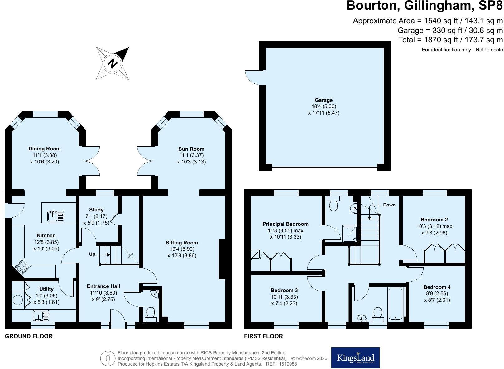 Bourton, Gillingham, Dorset, SP8 floorplan