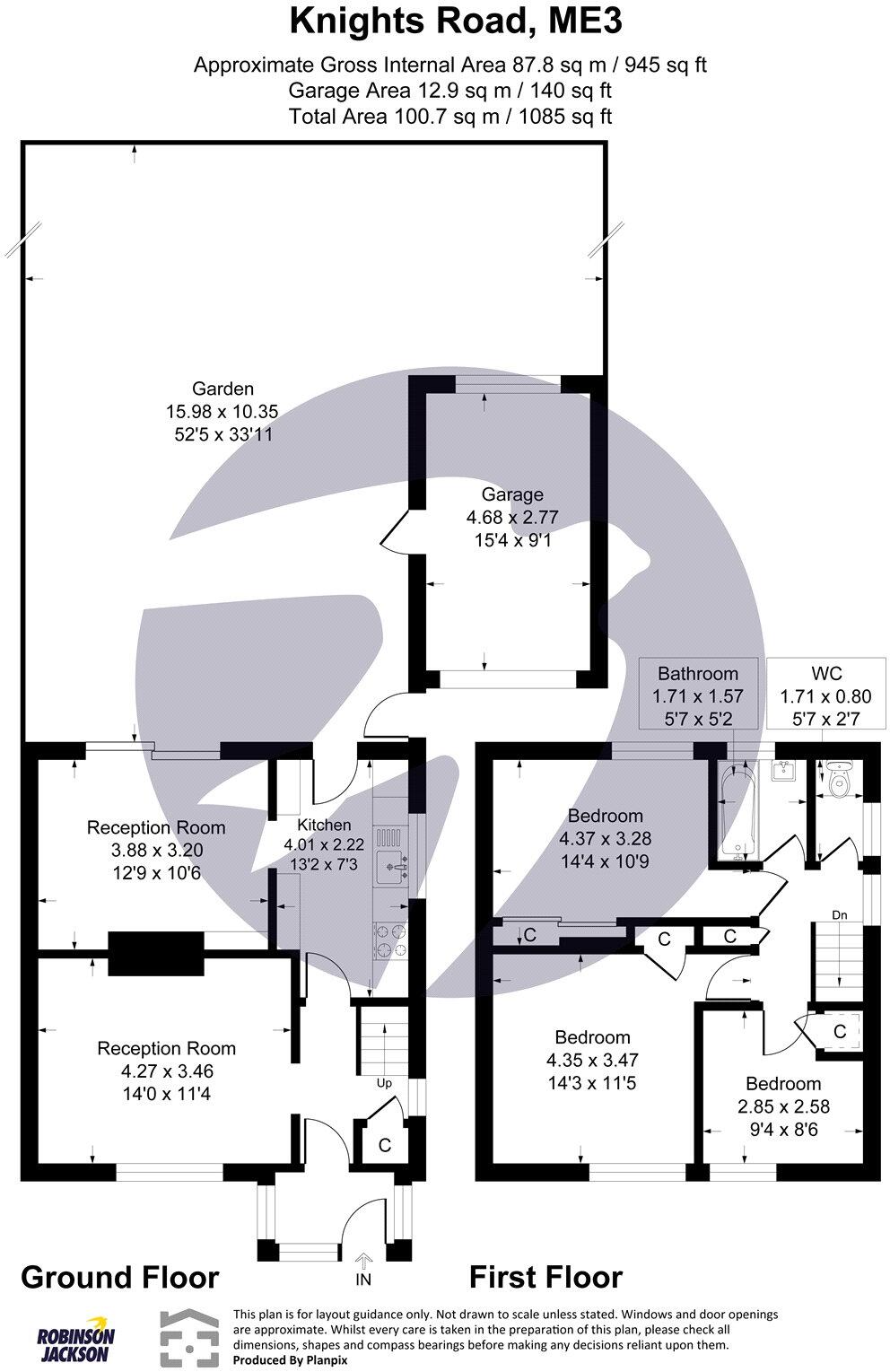 Knights Road, Hoo, Rochester, Kent, ME3 floorplan