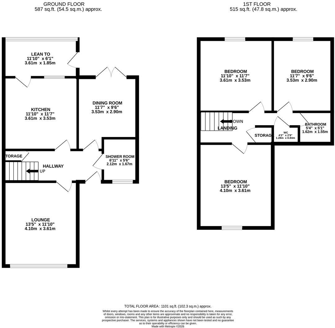 Churchill Way, Burton Latimer floorplan
