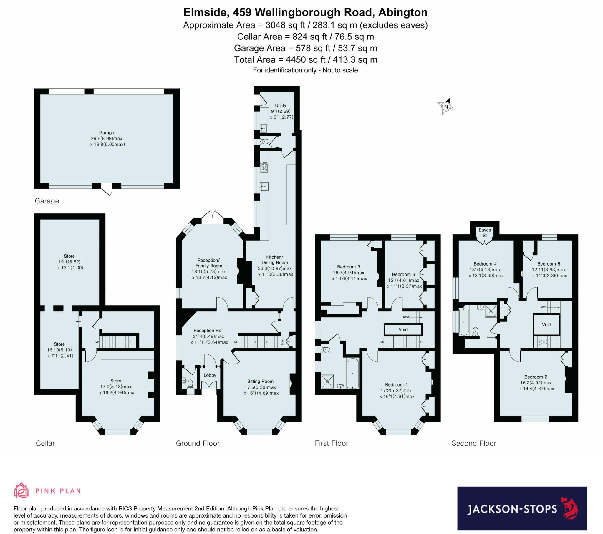 Wellingborough Road, Abington, Northampton, Northamptonshire, NN3 floorplan