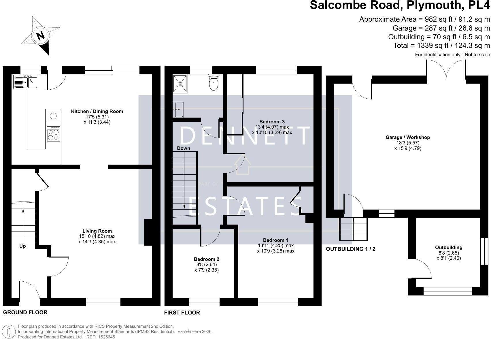 Salcombe Road, Lipson floorplan