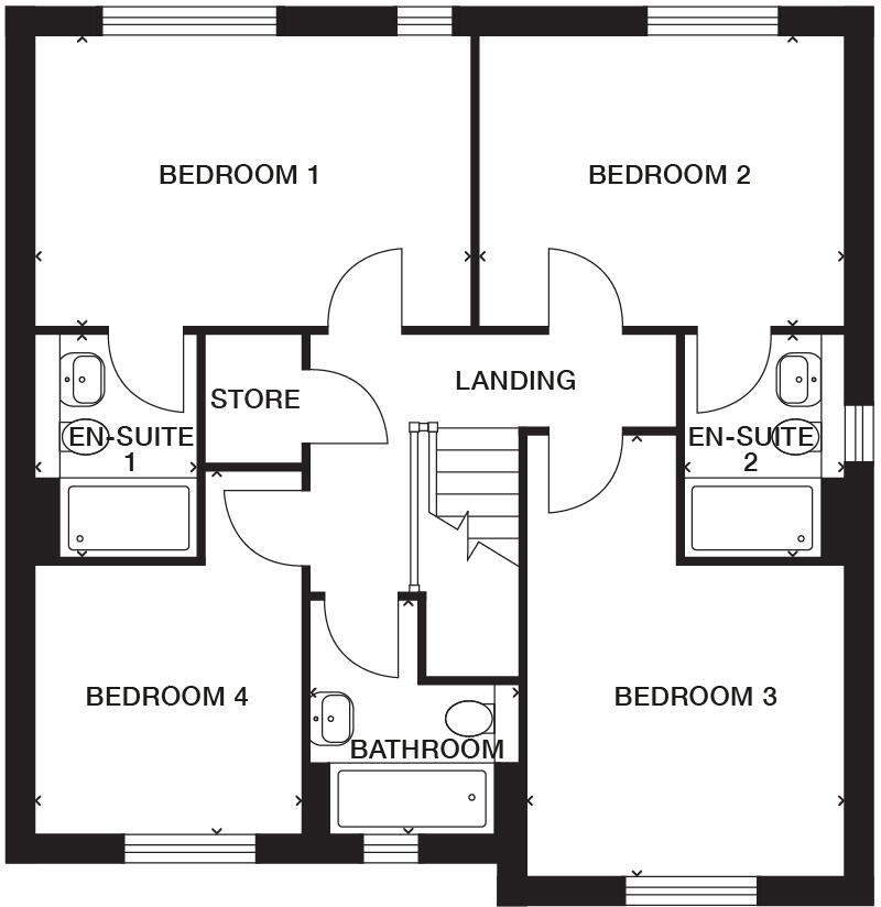 Heathstock Rise,
Burges Lane,
Wiveliscombe,
TA4 2NP floorplan