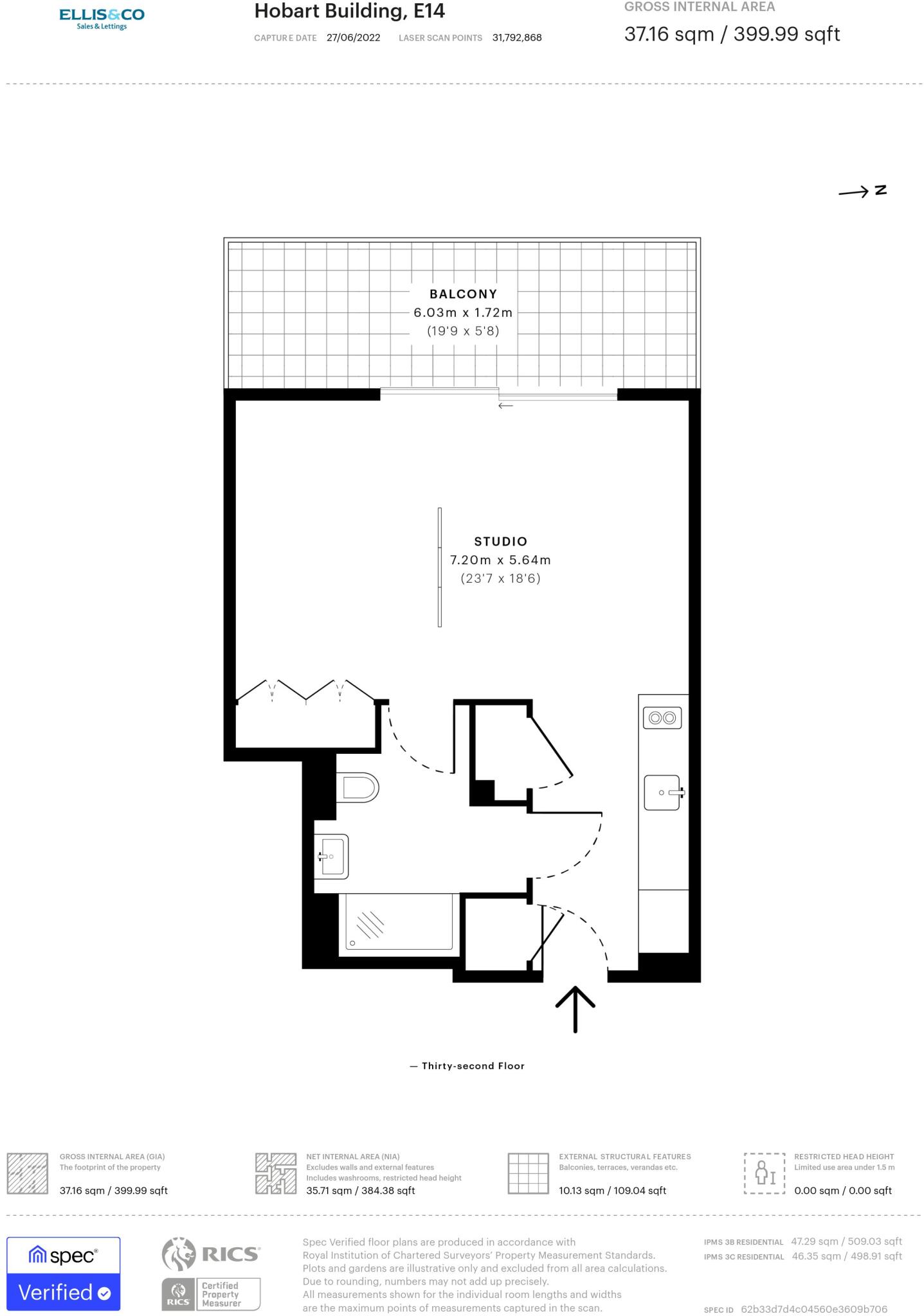 Wards Place, London, E14 floorplan