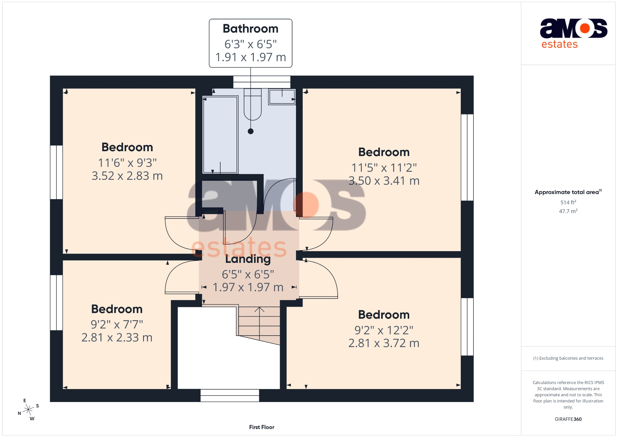Briar Close, Hockley, Essex, floorplan