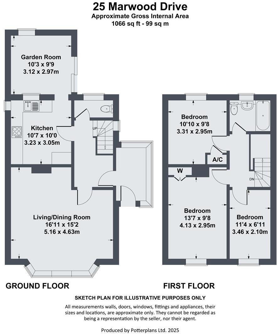 25 Marwood Drive, Barnard Castle floorplan