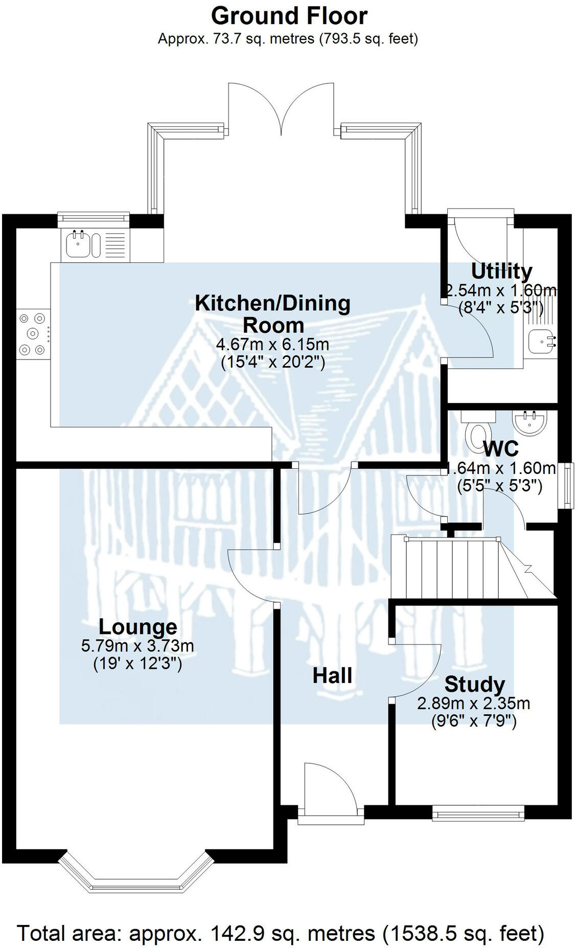 Hobby Row, Newent floorplan