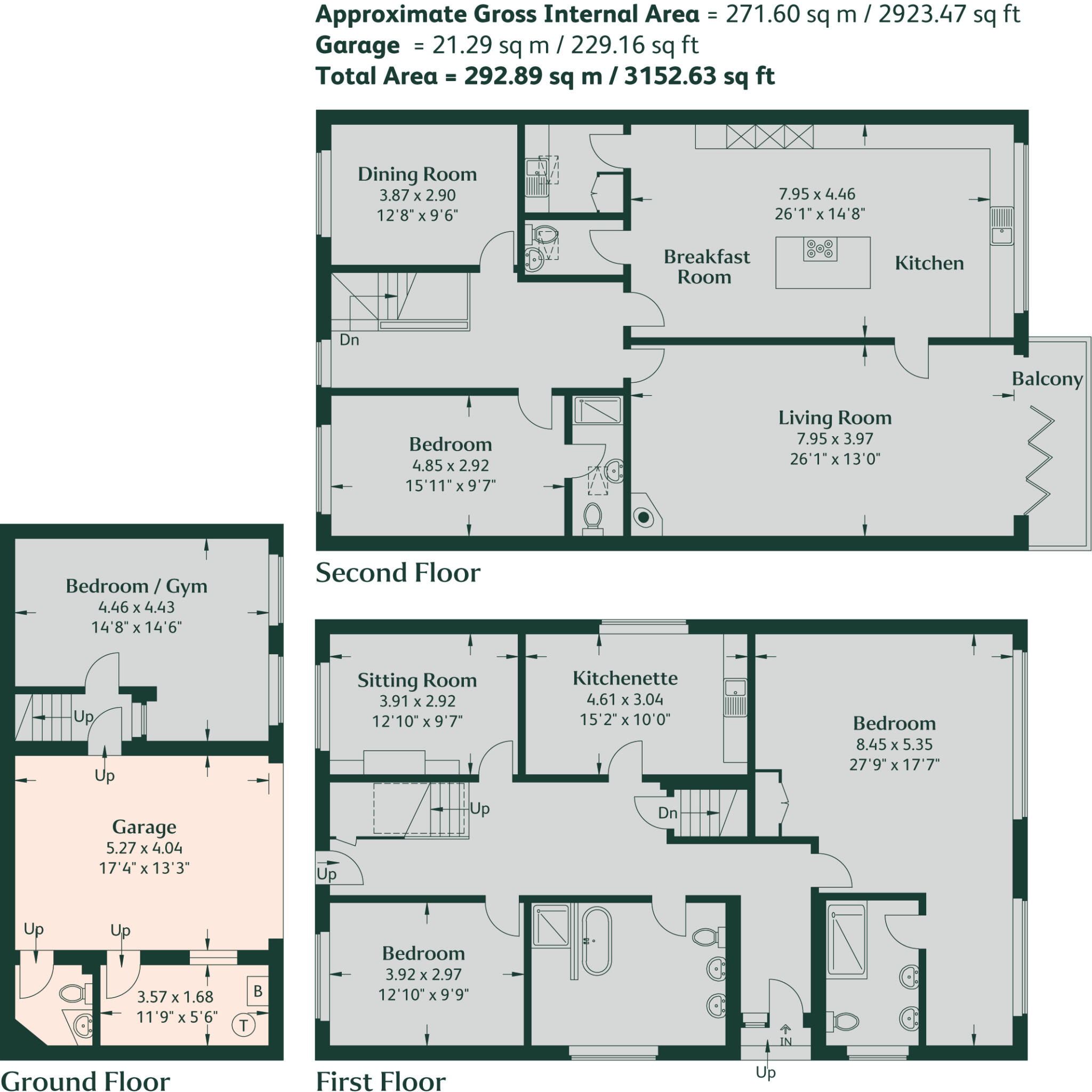 Arnhill Road, Gretton floorplan