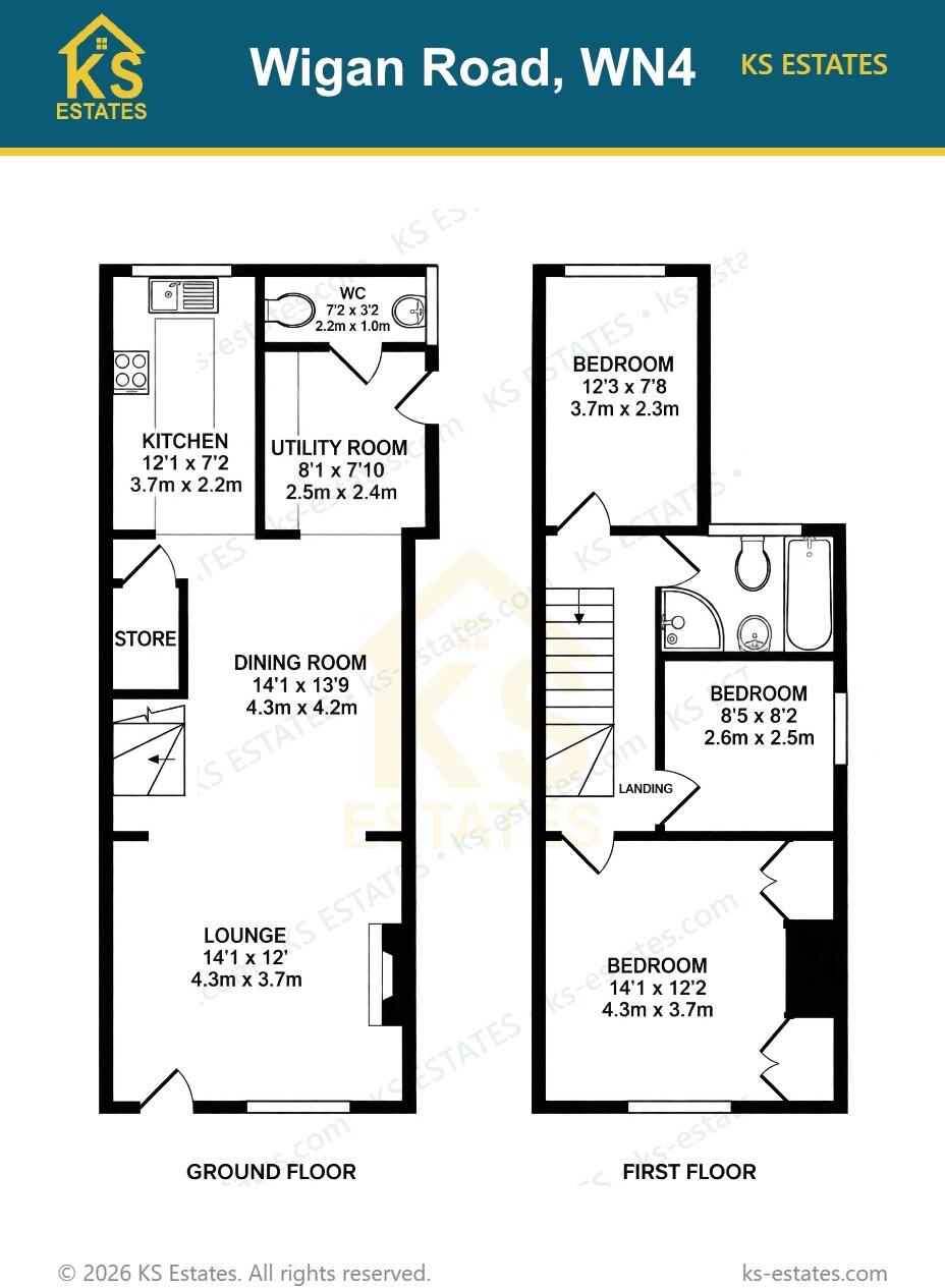 Wigan Road, WN4 floorplan