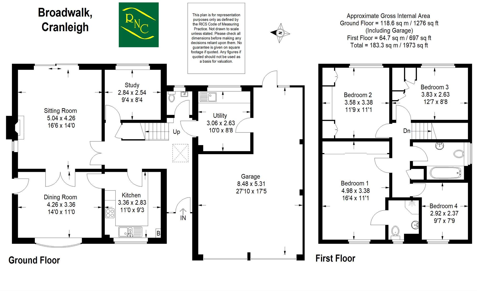 Broad Walk, Cranleigh, GU6 floorplan
