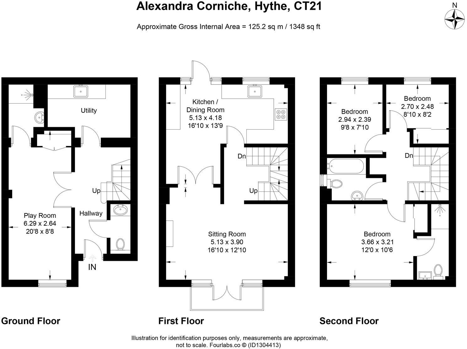 Alexandra Corniche,Hythe,CT21 5RW floorplan