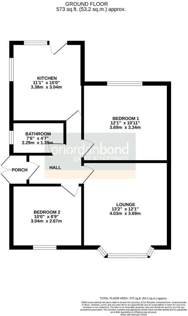 St. Margarets Avenue, Rushden, Northamptonshire NN10 floorplan