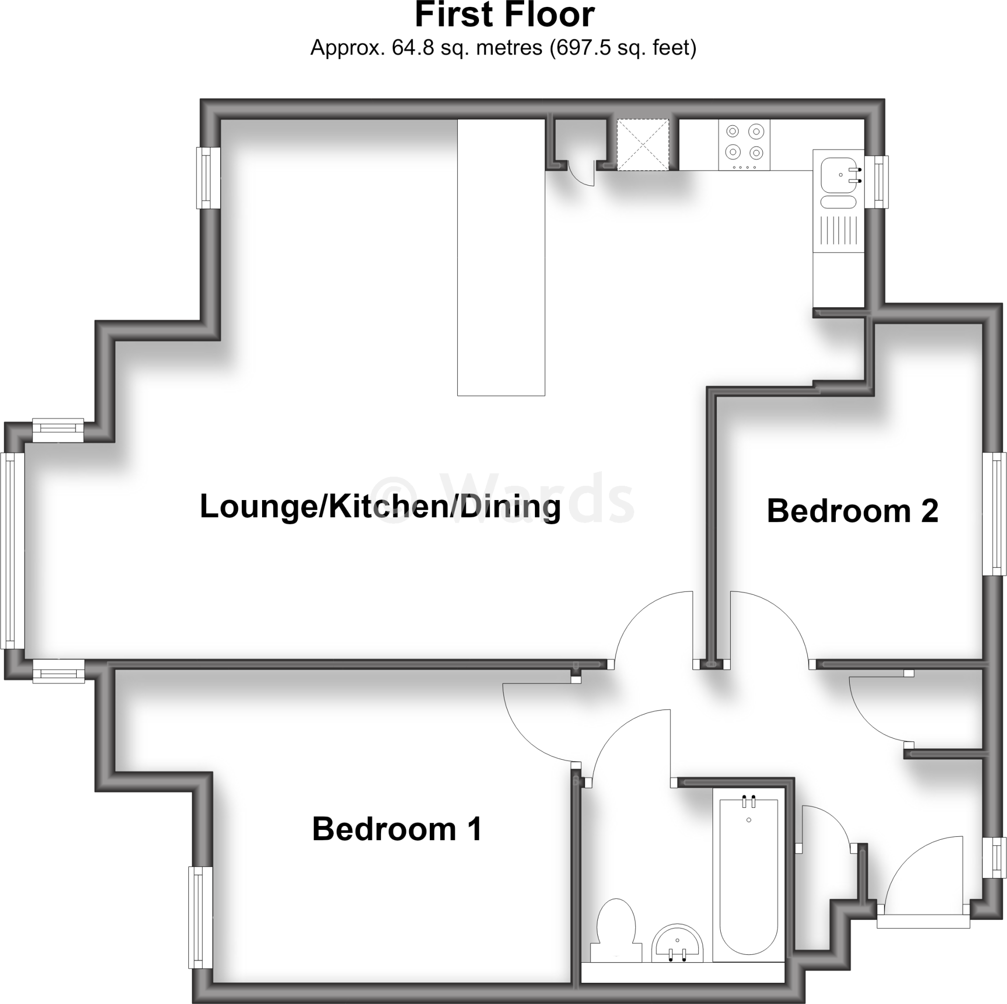 Brigadier Gardens, Ashford, Kent floorplan