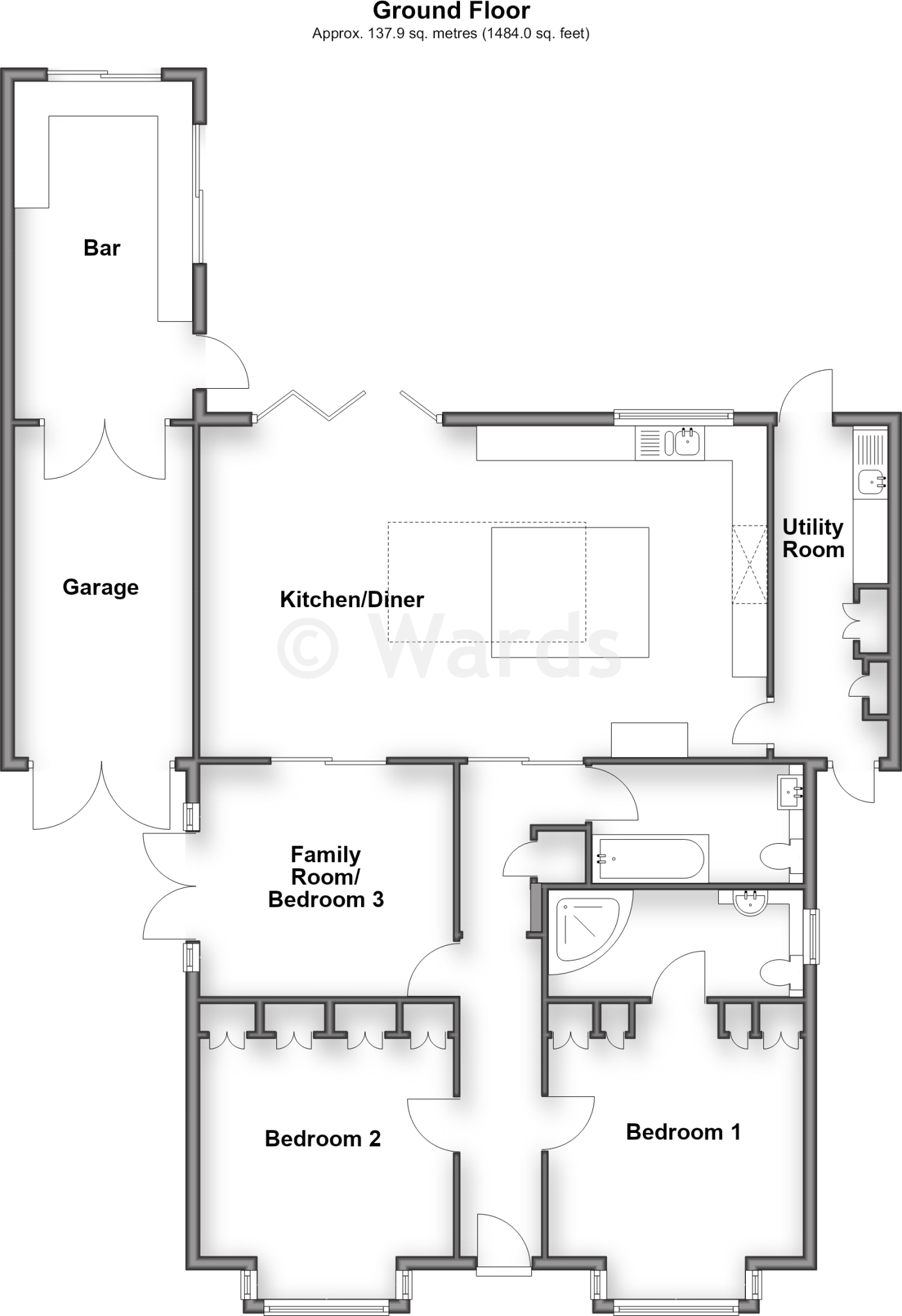 Leeds Road, Langley, Kent floorplan