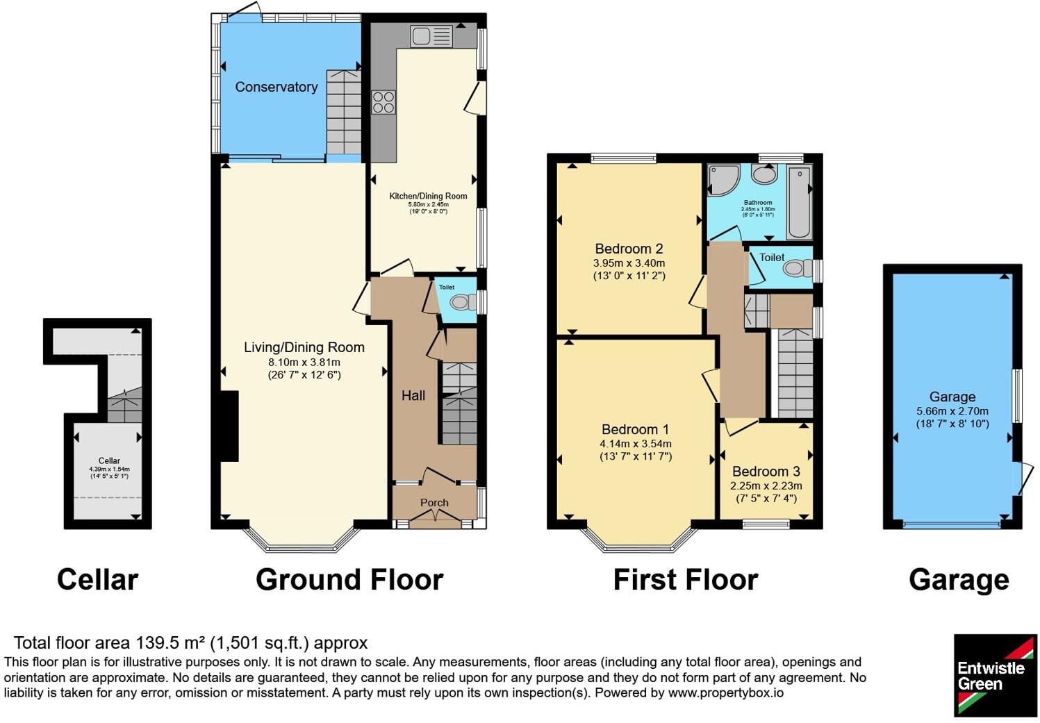 Burwood Drive, Blackpool, Lancashire, FY3 floorplan