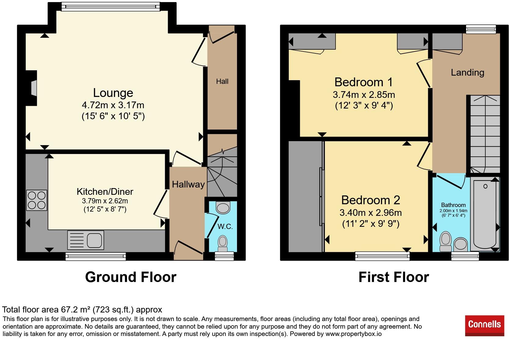 Derwent Road, Henlow floorplan