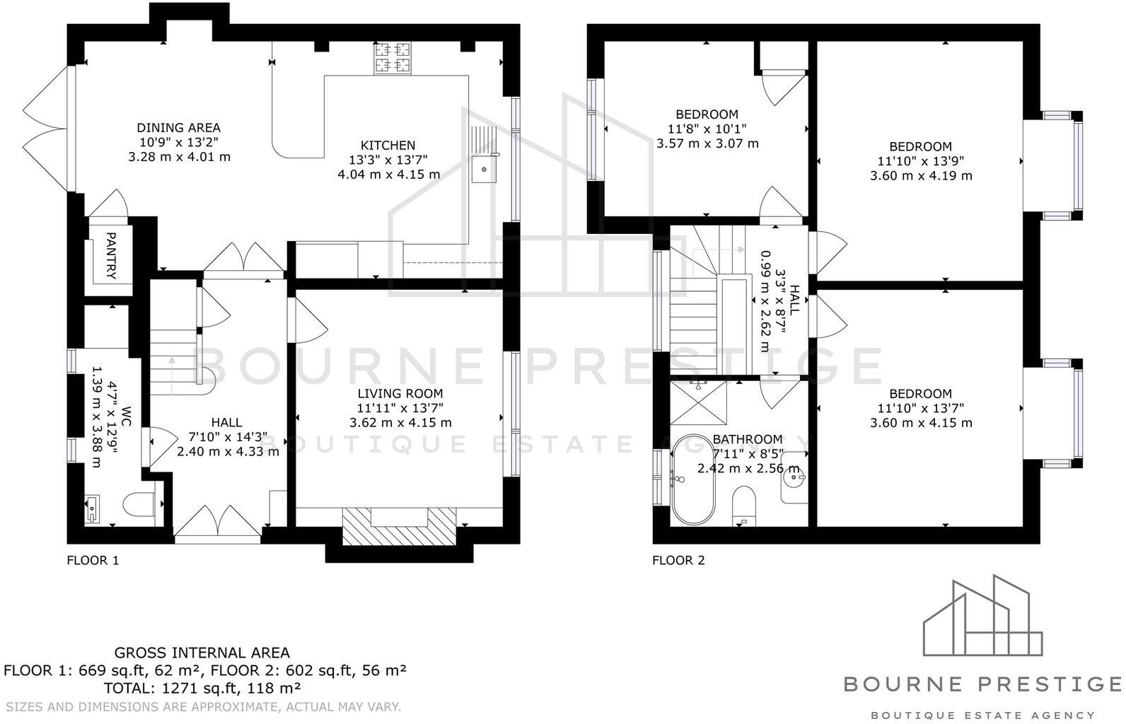 Seafield Road, Southbourne, Bournemouth. floorplan