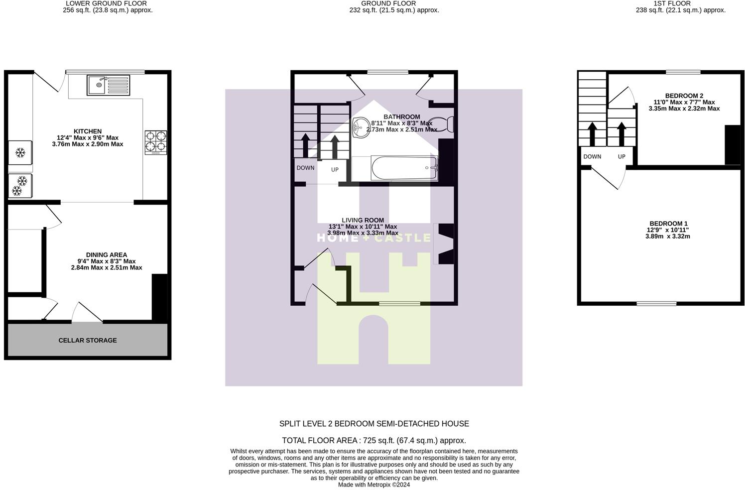 Brook Street, Polegate floorplan
