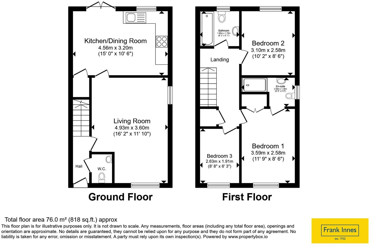 Somerton Close, Littleover, Derby, Derbyshire, DE23 floorplan